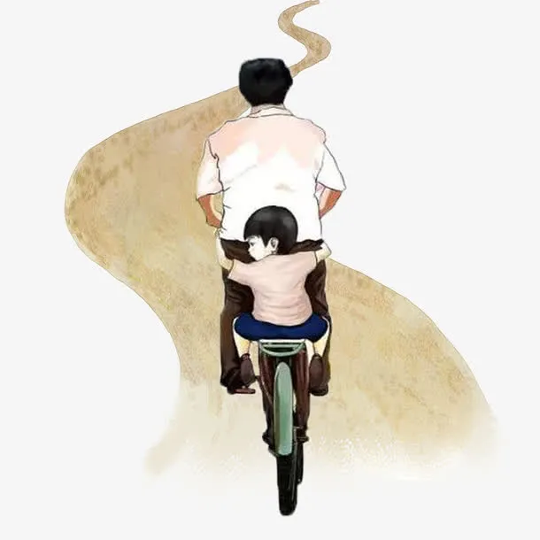 水彩父亲节素材免抠