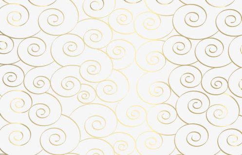 手绘花纹装饰名片免抠