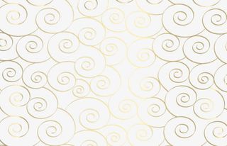 手绘花纹装饰名片免抠