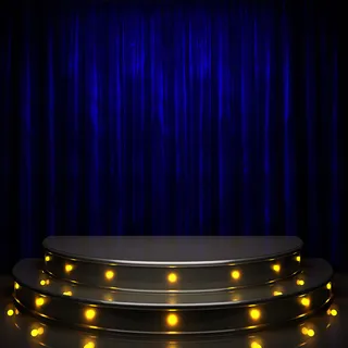 质感帐子舞台主图背景素材高清