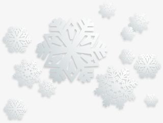 冬季矢量漫天飞雪素材免抠