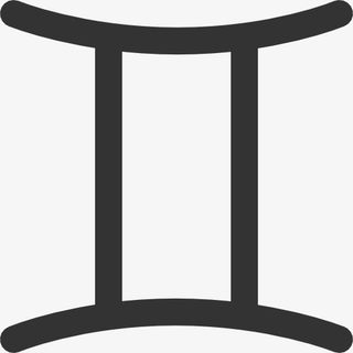 双子座符号图标免抠