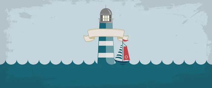 海洋元素生日背景高清