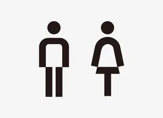 酒店卫生间指示牌图片免抠