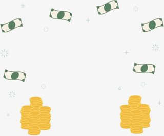矢量卡通金融货币PNG图片免抠