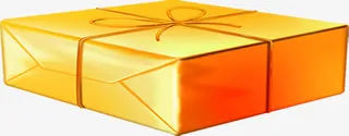 金色礼盒奖品素材免抠