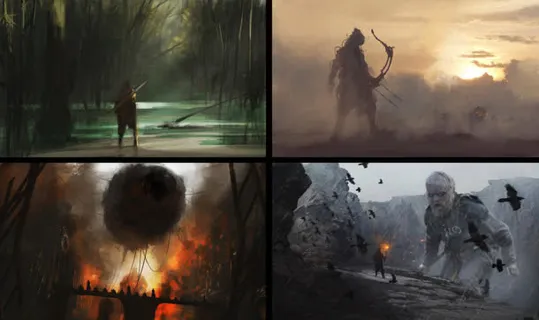 环境渲染高清黄色光效免抠