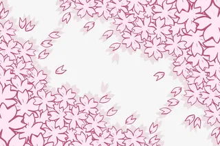 矢量樱花瓣免抠