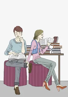 卡通动漫人物插画免抠