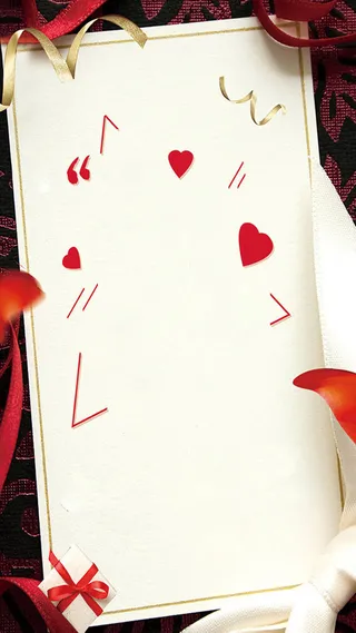 贺卡简约白色广告贺卡H5背景高清