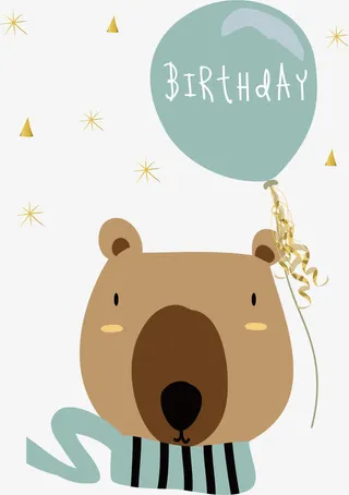 矢量图灰熊免抠