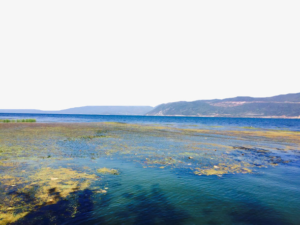 蓝色的海水免抠