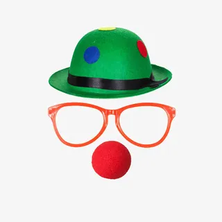 帽子眼镜红鼻子免抠