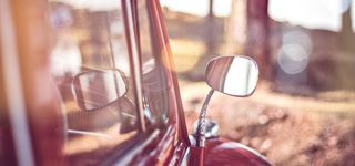 日系唯美清新文艺淡色汽车反光镜背景高清