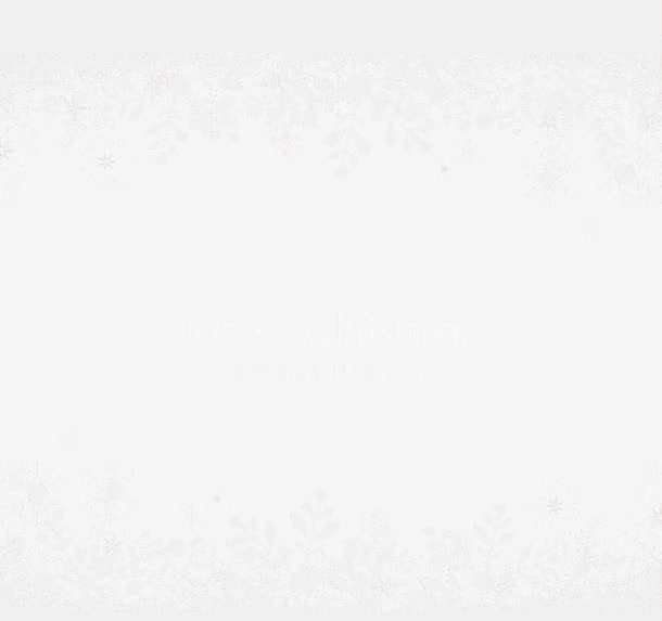 雪花边框免抠