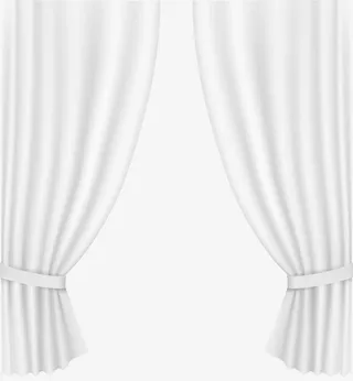 手绘白色布艺免抠