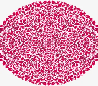 矢量花纹底纹免抠