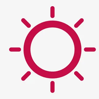 火红的太阳免抠