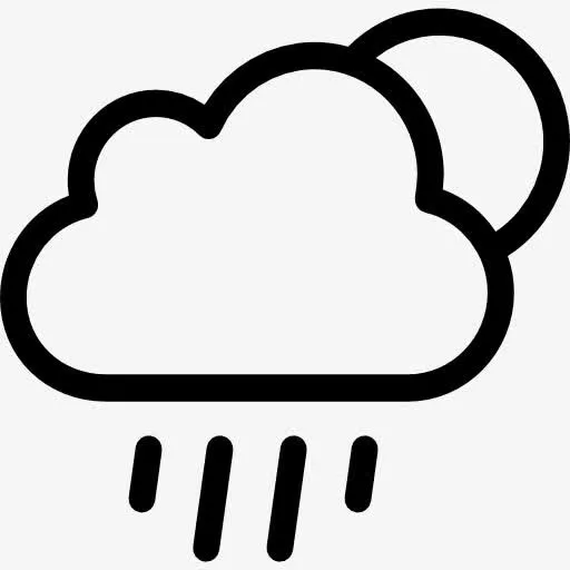 多雨的天气符号图标免抠