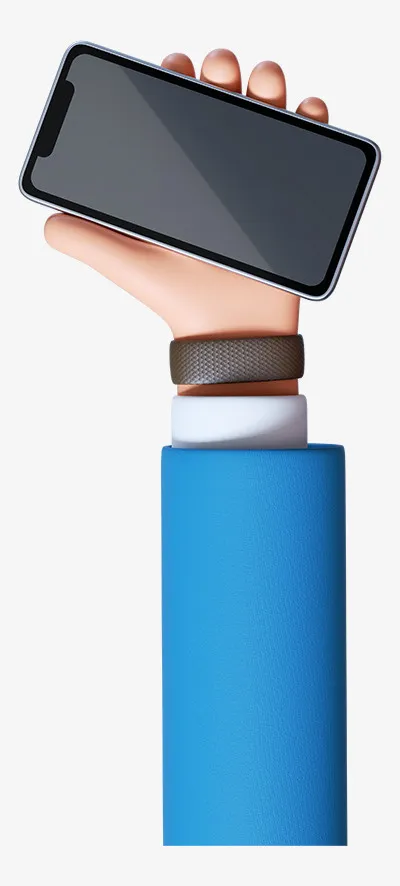 展示手机3D手模型免抠