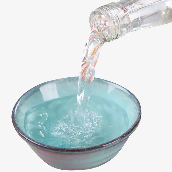 倒出的白醋素材免抠