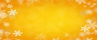 黄底雪花背景高清