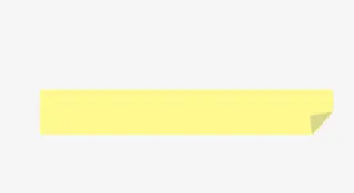 唯美折角标题栏免抠