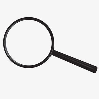 免扣黑色放大镜免抠