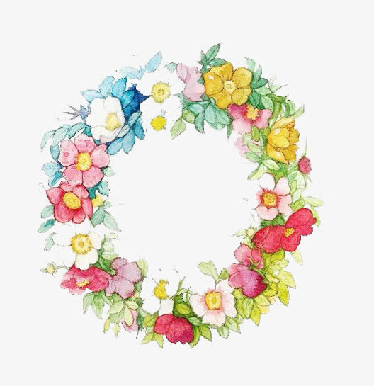 水彩鲜花免抠