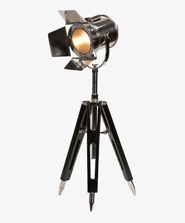 高端摄影器材聚光灯免抠