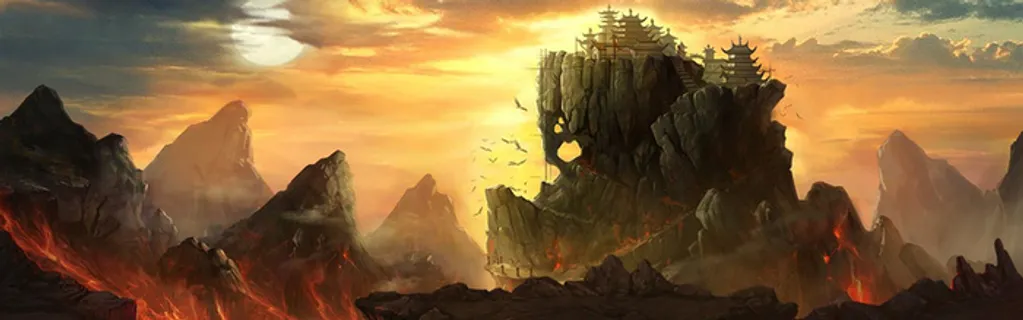 动漫梦幻游戏背景高清