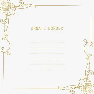 花纹边框免抠 花纹边框免抠
