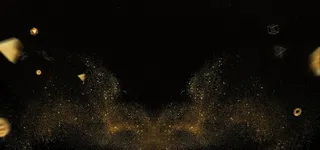 天猫浪漫梦幻金色电商背景高清