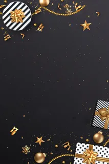 圣诞节黑金简约商场促销海报高清 圣诞节黑金简约商场促销海报高清