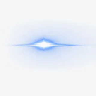 蓝色光效免抠装饰效果特效元素