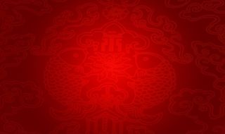 红色纯背景花纹纹理平面广告高清