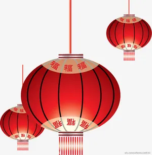 红灯笼免抠
