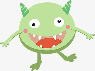 可爱的小怪物免扣元素免抠