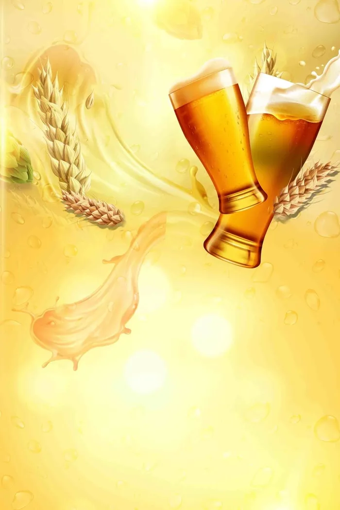 创意狂欢啤酒节促销海报高清