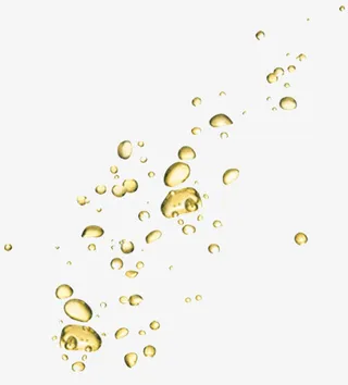 金色高光水滴免抠