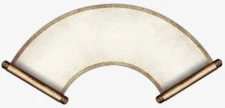 地产中式中国风中式卷轴2免抠