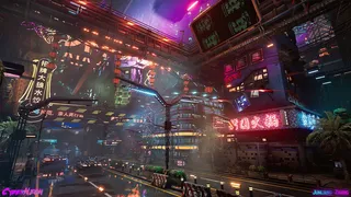 赛博朋克风格图高清