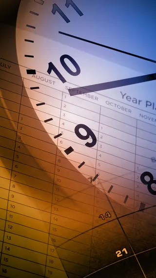 工作时间日历科幻H5背景素材高清