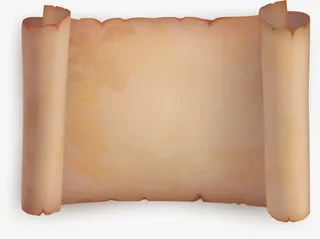 古典黄色羊皮纸免抠