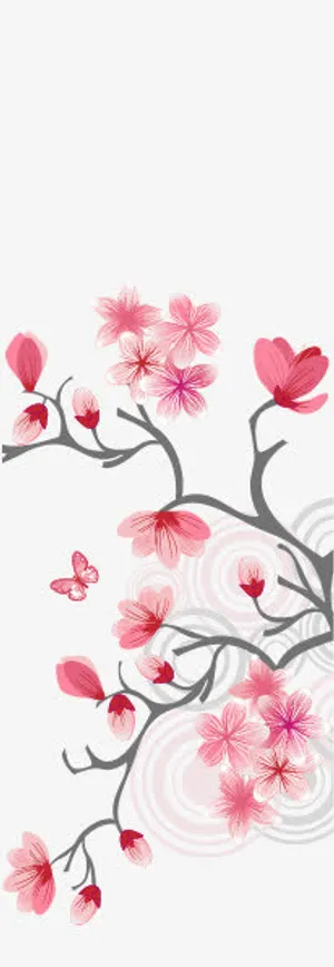 唯美花朵背景装饰