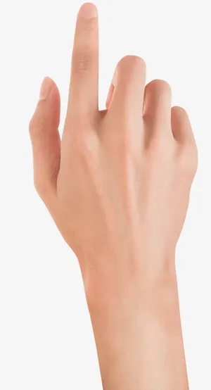 手势手按东西免抠