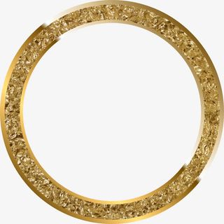 金色闪耀框架免抠
