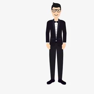 黑西装公司职工职业规划免抠