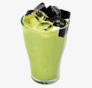 抹茶奶茶免抠