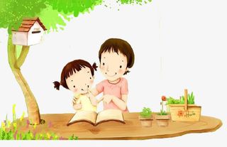 妈妈教孩子写作业免抠